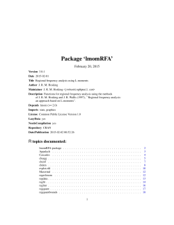 Package `lmomRFA`