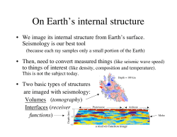On Earth`s internal structure