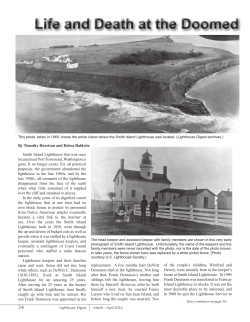 Smith Island Lighthouse that was once located near Port Townsend