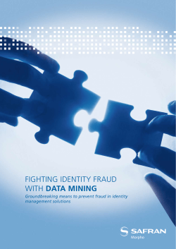 Fighting identity Fraud with Data Mining