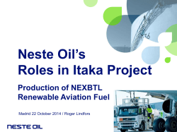 Roger Lindfors, Neste Oil, Finland - Core Jet-Fuel