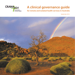 A clinical governance guide