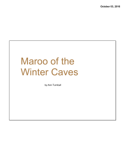 Maroo of the Winter Caves