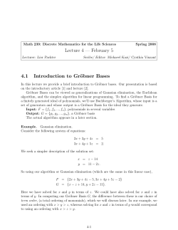 Introduction to Gröbner bases