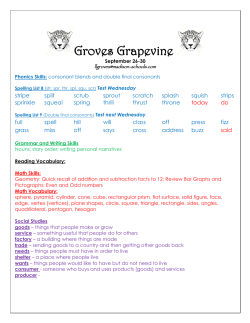 Groves Grapevine - Madison County Schools