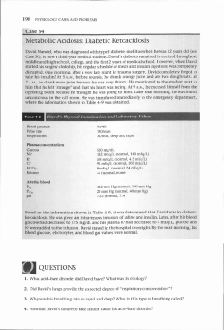 Metabolic Acidosis: Diabetic Ketoacidosis
