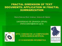 Fractal Dimension - Decsai