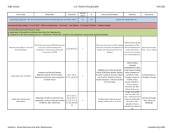 High School US History - Maury County Public Schools