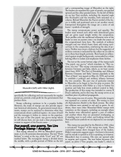 Due popoli, una guerra, Ten Lire Postage Stamp&mdash;Analysis