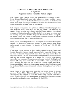 The Fall of the Roman Empire