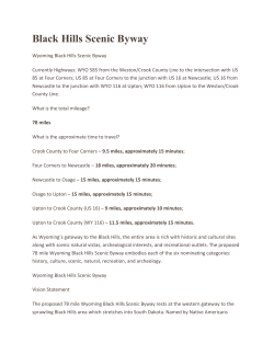 Black Hills Scenic Byway