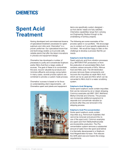 Spent acid treatment