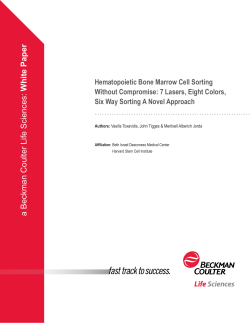 a Beckman Coulter Life Sciences: White Paper