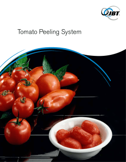 Tomato Peeling System