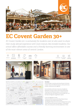 EC Covent Garden 30+ - DIREKT Sprachreisen Blog