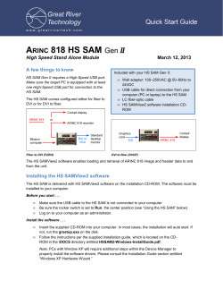 arinc 818 hs sam - Great River Technology