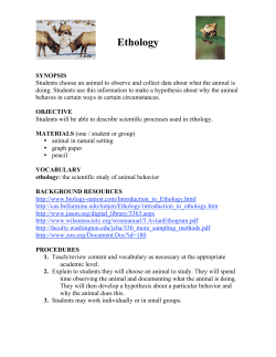 Ethology - StarTeaching