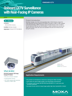 Onboard CCTV Surveillance with Rear-Facing IP Cameras