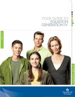 Equation Generation IV Universal Life Client Guide