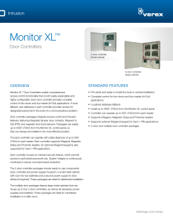 Monitor XL Door Controllers