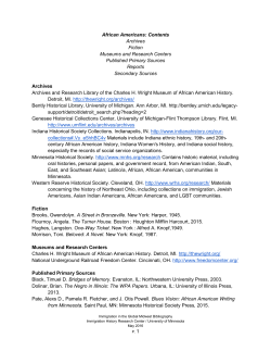 African Americans - College of Liberal Arts | University of Minnesota