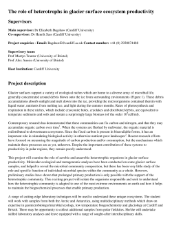 The role of heterotrophs in glacier surface ecosystem productivity