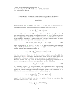 Monotone volume formulas for geometric flows