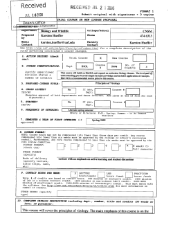 Learning Goals and Objectives