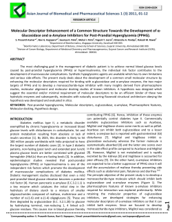 Molecular Descriptor Enhancement of a