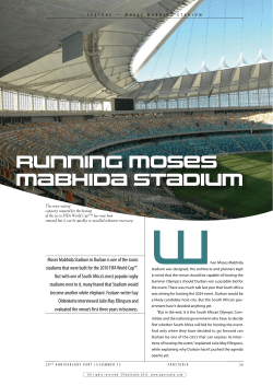 running moses mabhida stadium running moses mabhida stadium