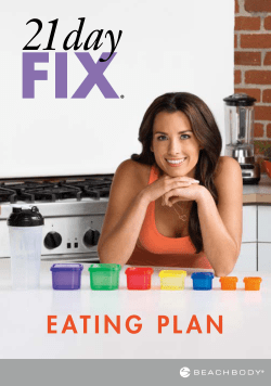 EATING PLAN - P413Life.com