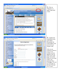 1. Click on &ldquo;Register&rdquo; in upper right hand corner 2. complete the