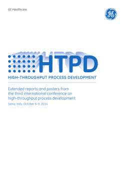 High-throughput process development. Extended reports and