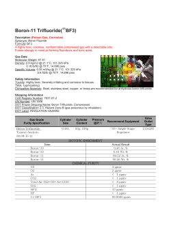Boron-11 Trifluoride(11BF3)