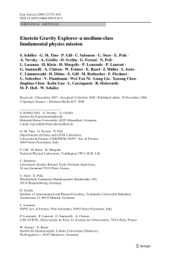 Einstein Gravity Explorer&ndash;a medium