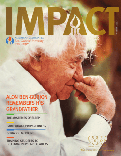 alon ben-gurion remembers his grandfather - Ben