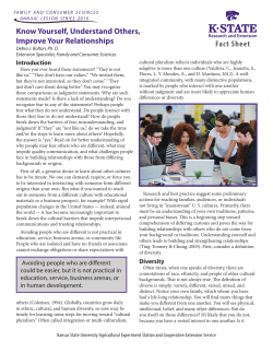 MF3215 Know Yourself, Understand Others, Improve Your