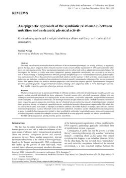 An epigenetic approach of the symbiotic relationship between