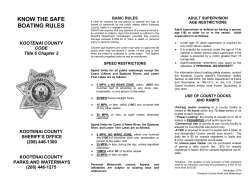 know the safe boating rules