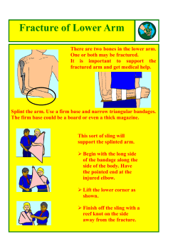 Fracture of Lower Arm