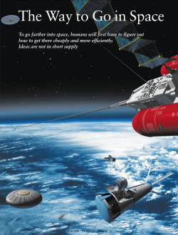 The Way to Go in Space