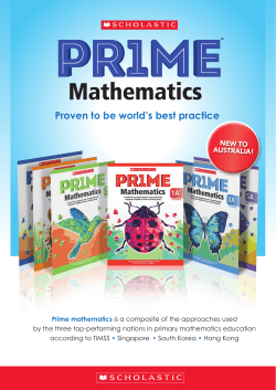 PRIME Mathematics [Scholastic]
