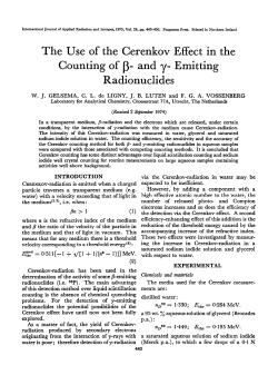 The Use of the Cerenkov Effect in the Counting of P