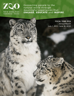 2014 - Zoo New England