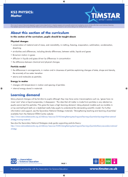KS3 PHYSICS - The Association for Science Education