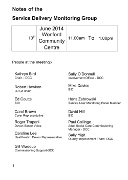 Minutes June 2014 - Devon County Council