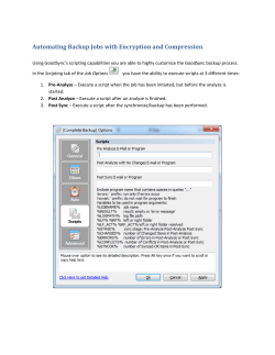 Automating Backup Jobs with Encryption and
