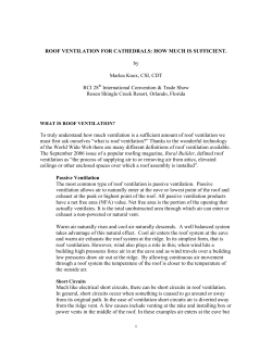 ROOF VENTILATION FOR CATHEDRALS: HOW MUCH - Metal-Era