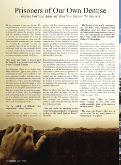 Prisoners of Our Own Demise