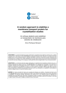 A random approach to stabilize a membrane transport protein for